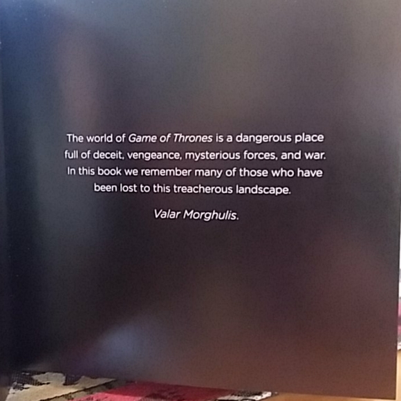 NEW Game of Thrones In Memoriam Character Book - Picture 4 of 4